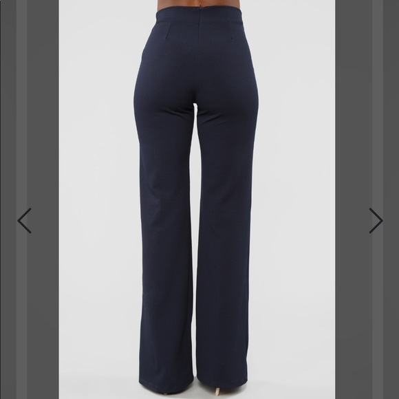 High Waisted Dress Pants | Navy | Size XS - Picture 4 of 8